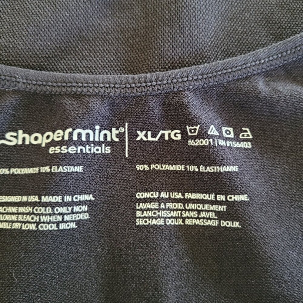 Shapermint Essentials All Day Every Day Scoop Neck Cami - Size XL - Black - Picture 2 of 2